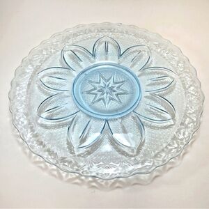 Princess House Blue Scalloped Capri Plate